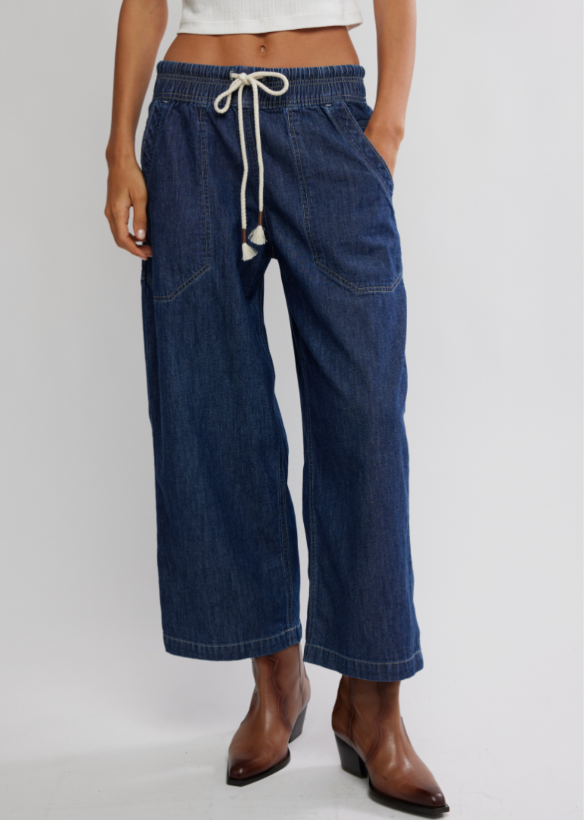 Free People Easy Peasy Pull On Pant