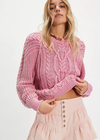 Free People Frankie Knit Sweater - Gumdrop