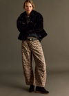 Free People Good Luck Printed Barrels - Brown Sugar