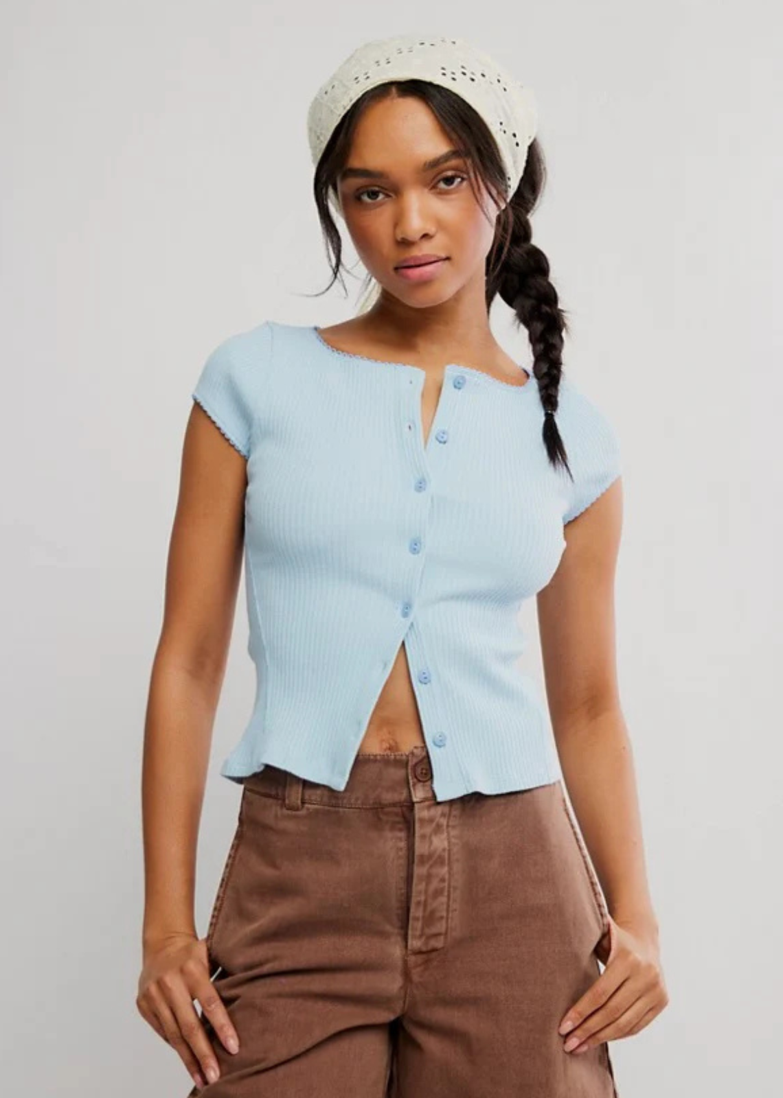 Free People Most Wated Cardi - Blue