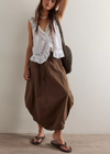 Free People Willow Poplin Skirt