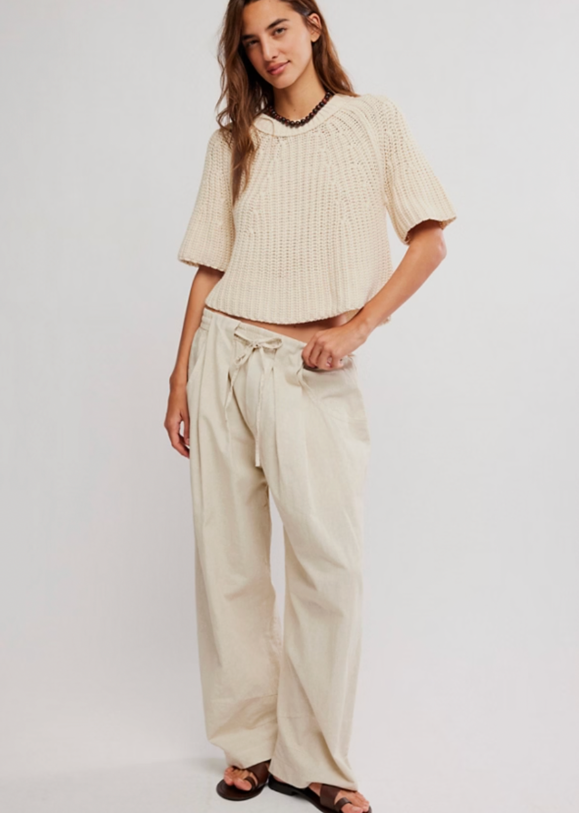Free People Chambers Laid Back Pull on Pant