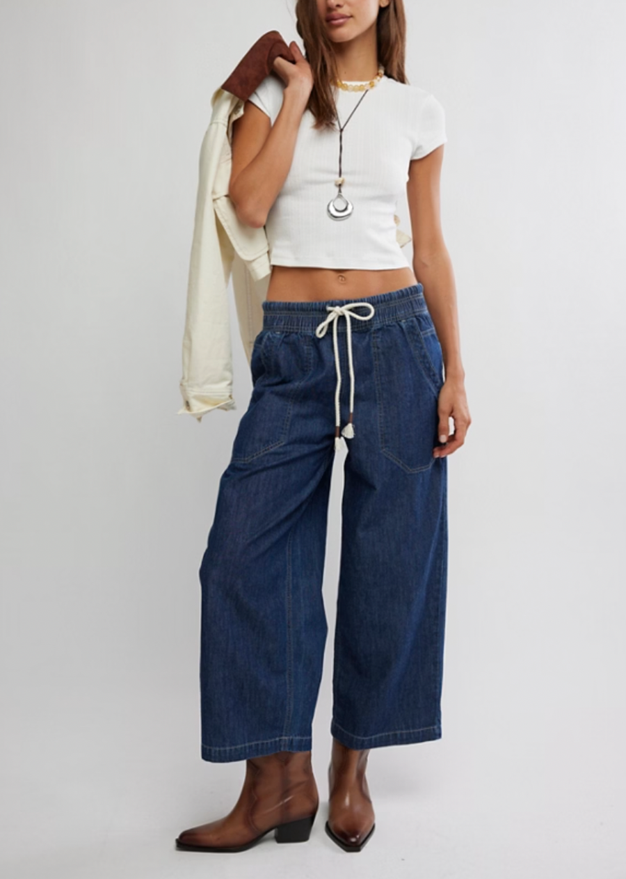 Free People Easy Peasy Pull On Pant