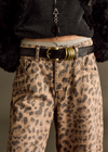 Free People Good Luck Printed Barrels - Brown Sugar