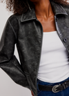 Free People Hera Vegan Leather Jacket