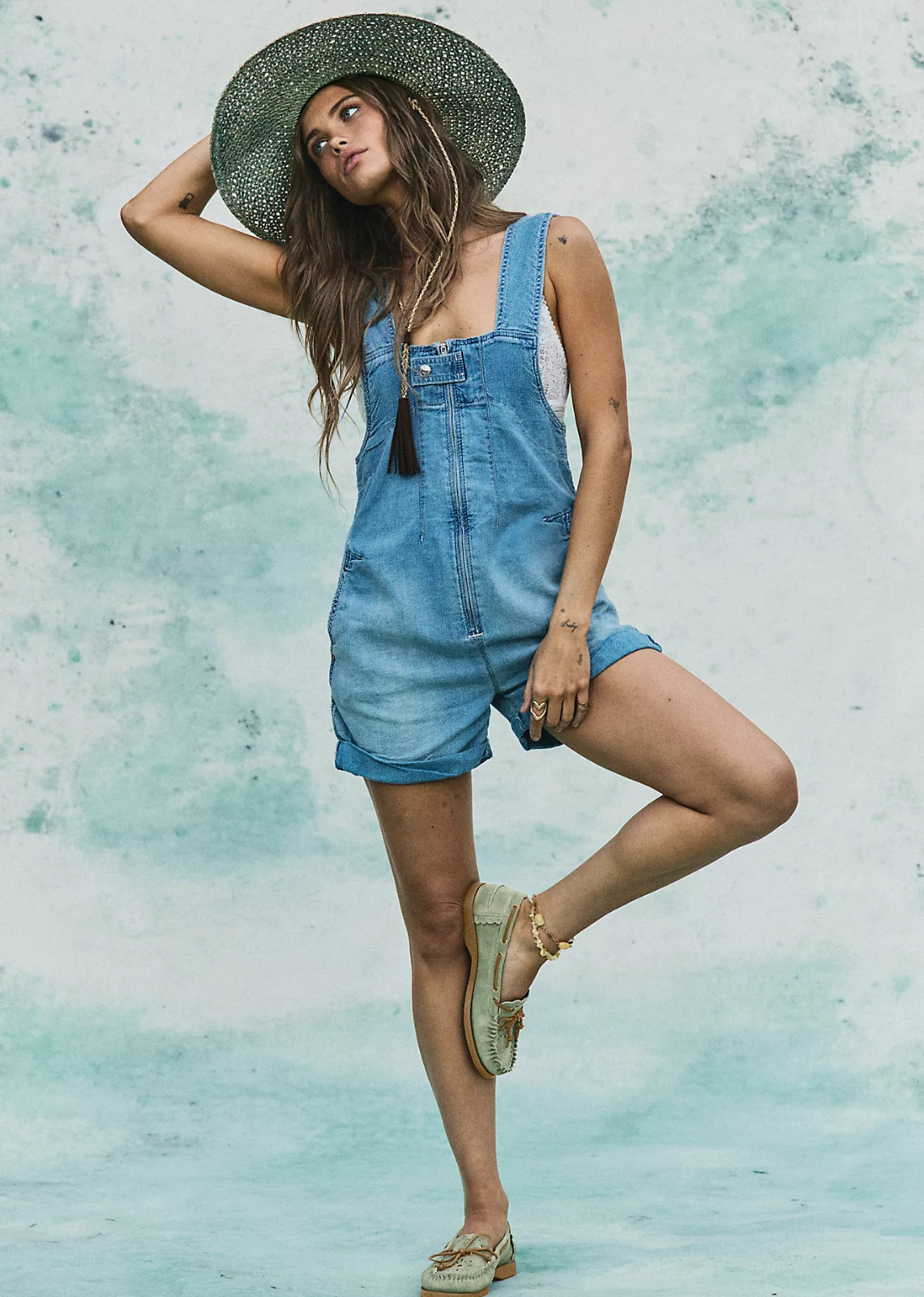 Free People Jude Shortall - Light Indigo