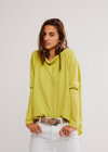 Free People Latte Blues Thermal Top