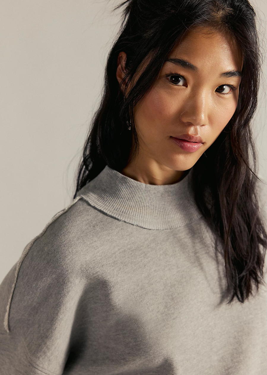 Free People Palm Springs Turtle - Heather Grey