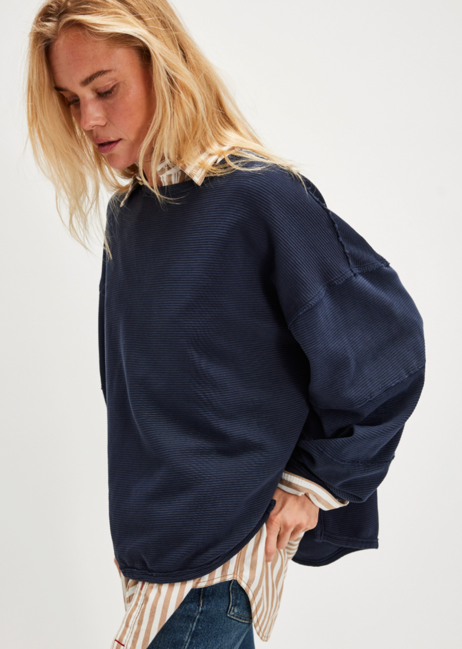 Free People Total Eclipse Top - Deeper Iris