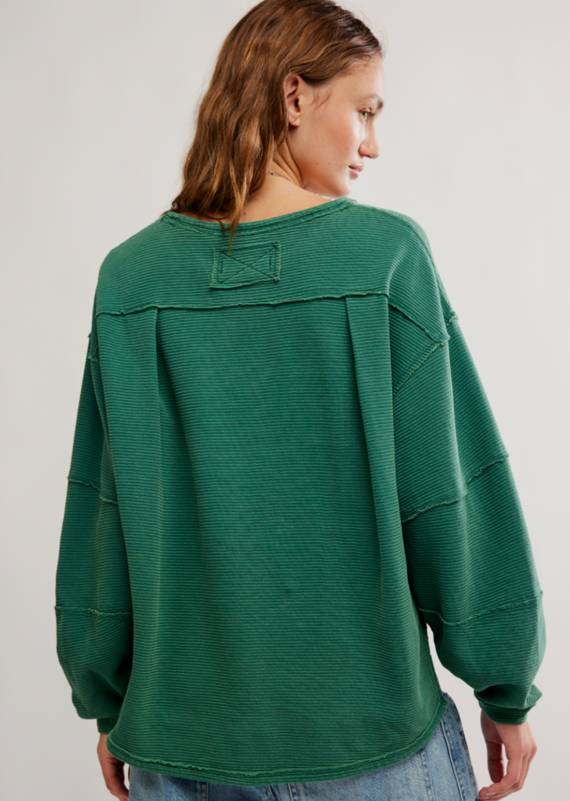 Free People Total Eclipse Top - Pine Forest