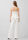 French Connection Whisper Strapless Peplum Top