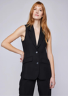 Gentle Fawn Bailey Vest. Flattering fitted vest perfect for the office or a simple piece to elevate your outfit. Features two button closure, front pocket details, structured fit and v-neckline.