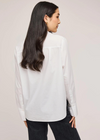 Gentle Fawn Valencia Button Down Shirt. The Valencia button down shirt is made of a crisp cotton fabric. Features include a rounded hem shape and elongated sleeve cuff detail.