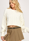 Georgia Cable Knit Sweater