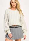 Georgia Cable Knit Sweater