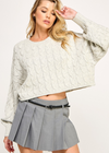 Georgia Cable Knit Sweater