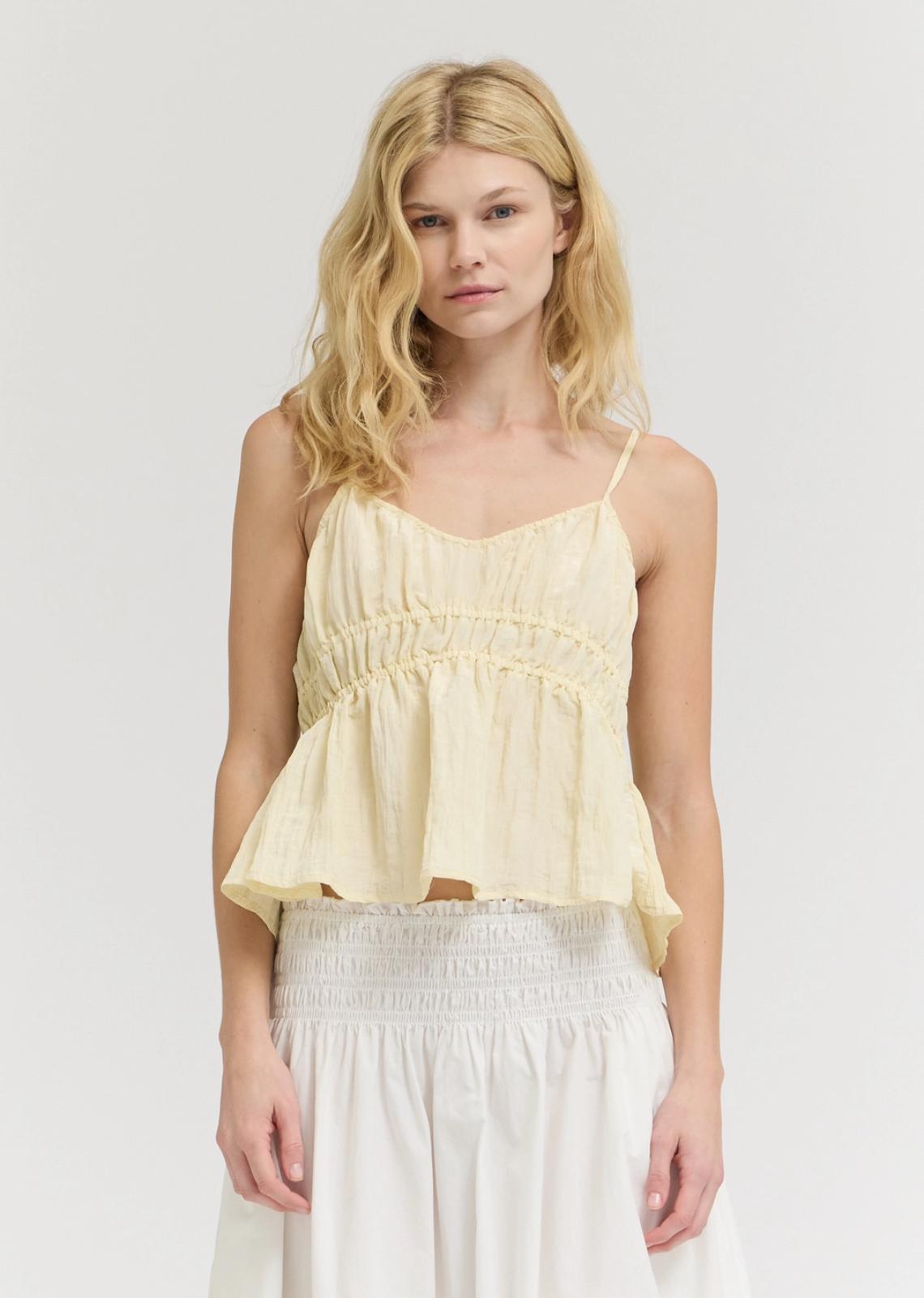 Billie Crinkle Smock Tank