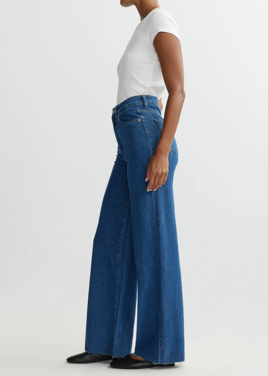 DL 1961 Hepburn Wide Leg - North Beach Aura