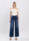 High Rise Full Length Wide Leg Jean