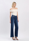 High Rise Full Length Wide Leg Jean