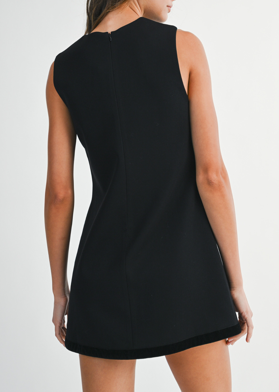 Hillary Sleeveless Mini Dress