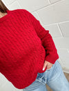 The Monica Cable Knit Pullover