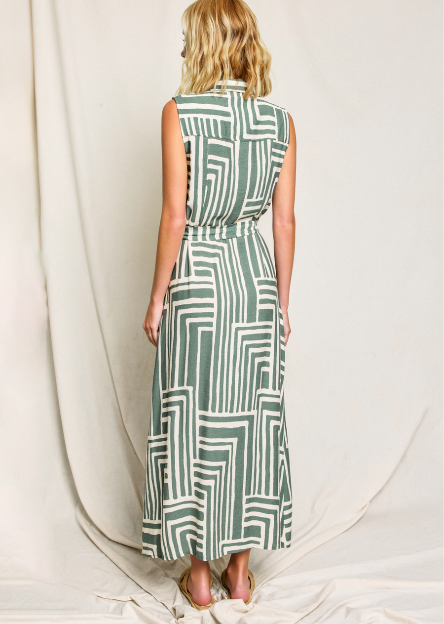 James Printed Dress
