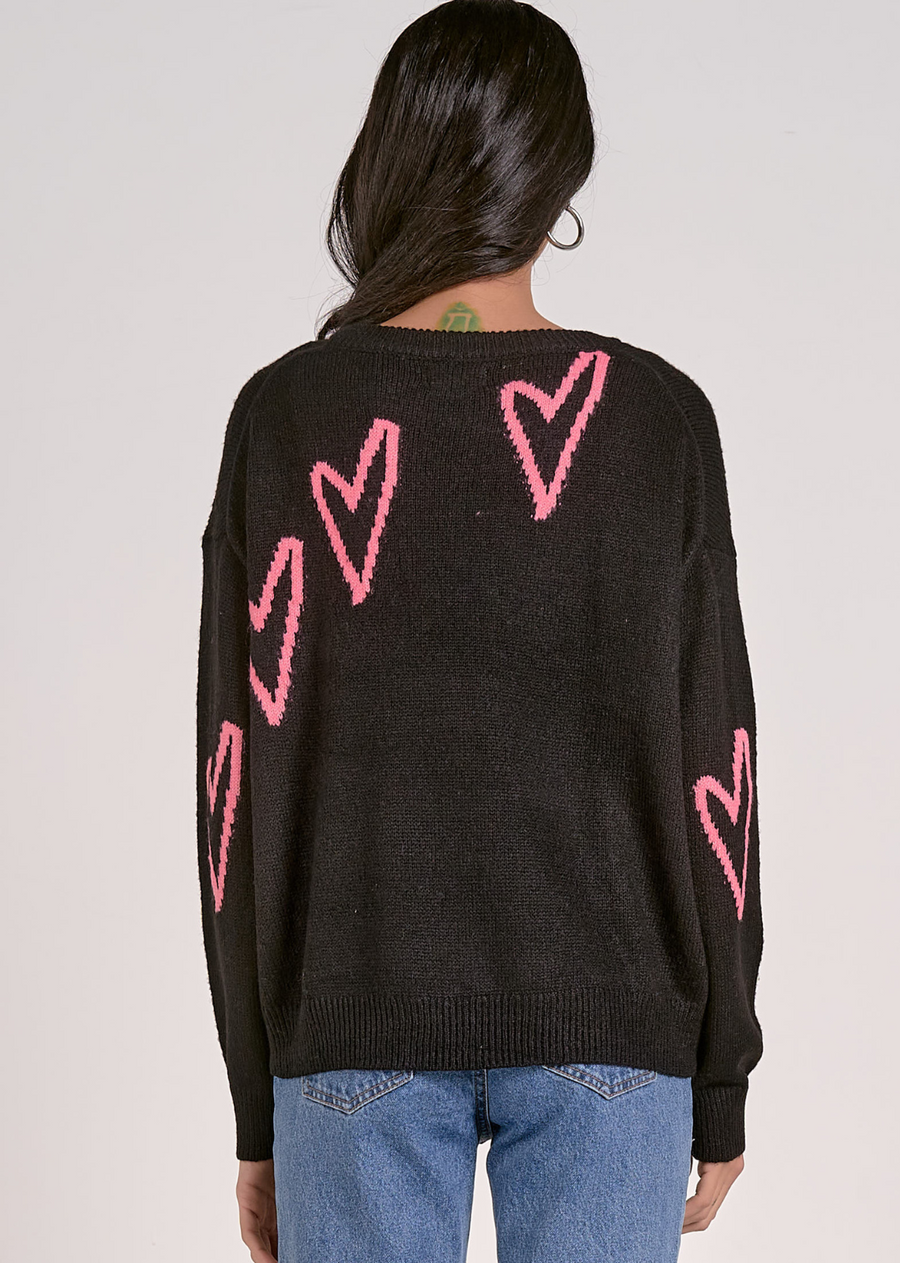 Jules Heart Sweater