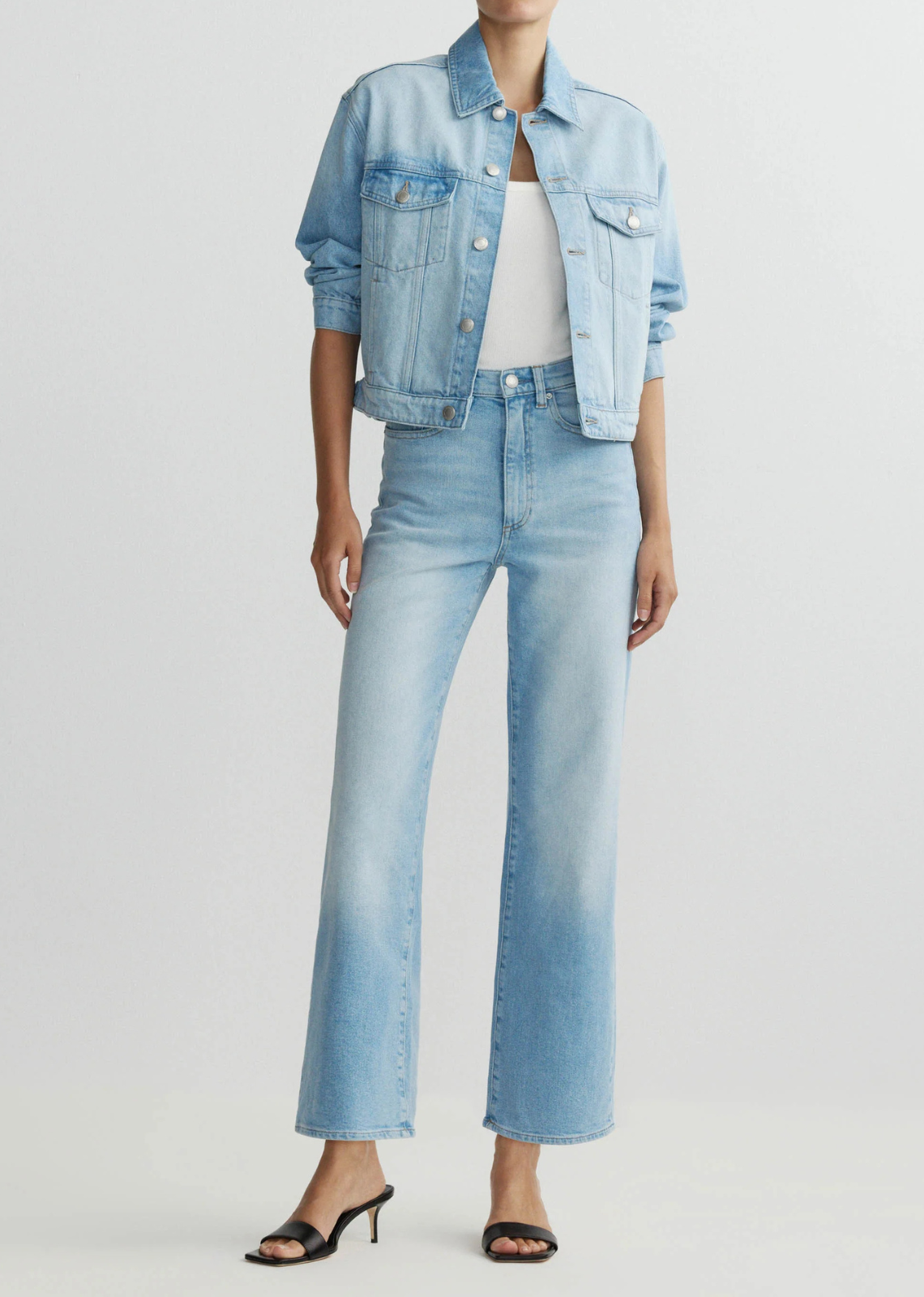 DL1961 Karmine Refined Wide Leg Straight - Summer Day