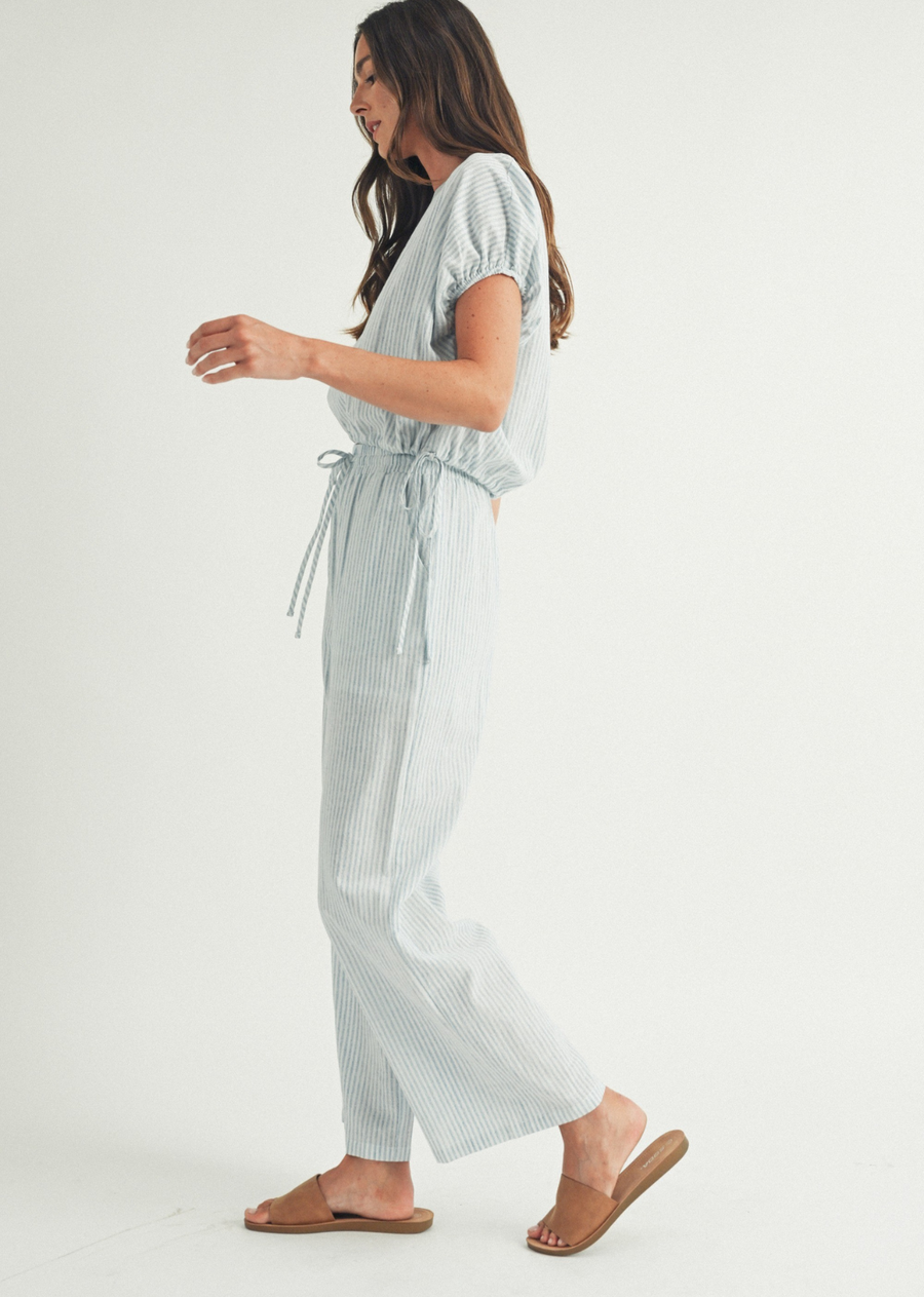 Kiki Striped Linen Pants