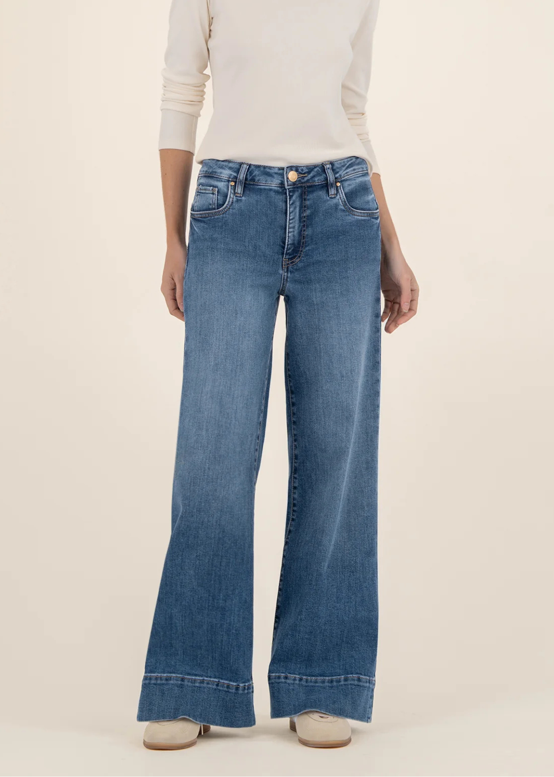 Kut From The Kloth Maya High Rise Wide Leg - Amuse