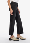 Kut From The Kloth Meg Fab HR Wide Leg Jean- Experiences. A casual classic, these wide-leg jeans complement your figure with soft, low-stretch denim with raw hems and signature Fab Ab front pockets that flatten and smooth.&nbsp;