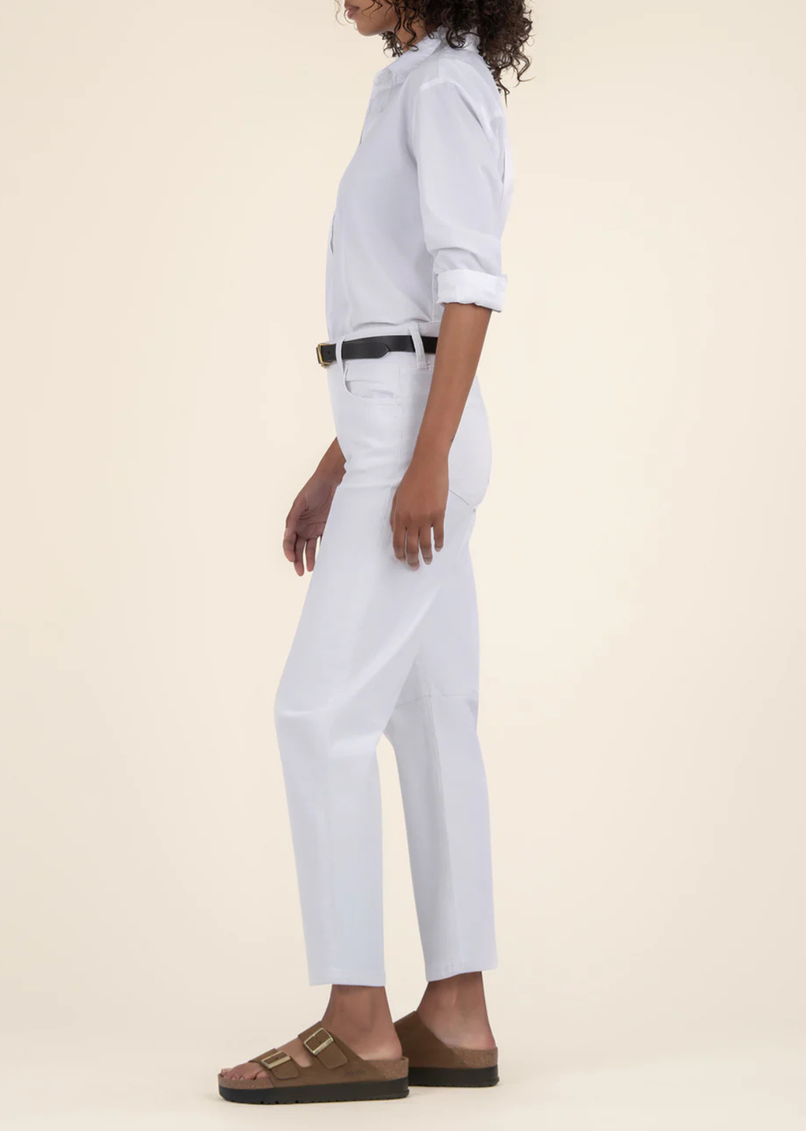 Kut From The Kloth Ashley Barrel Jeans - Optic White