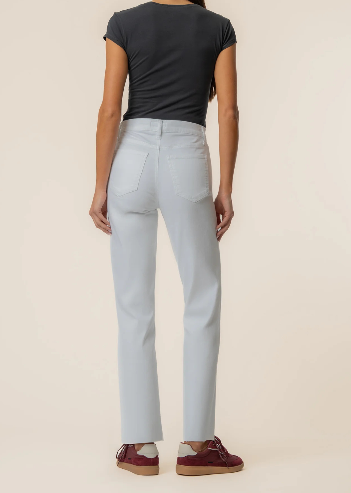 Kut From The Kloth Avery High Rise Straight Leg Jean - Optic White