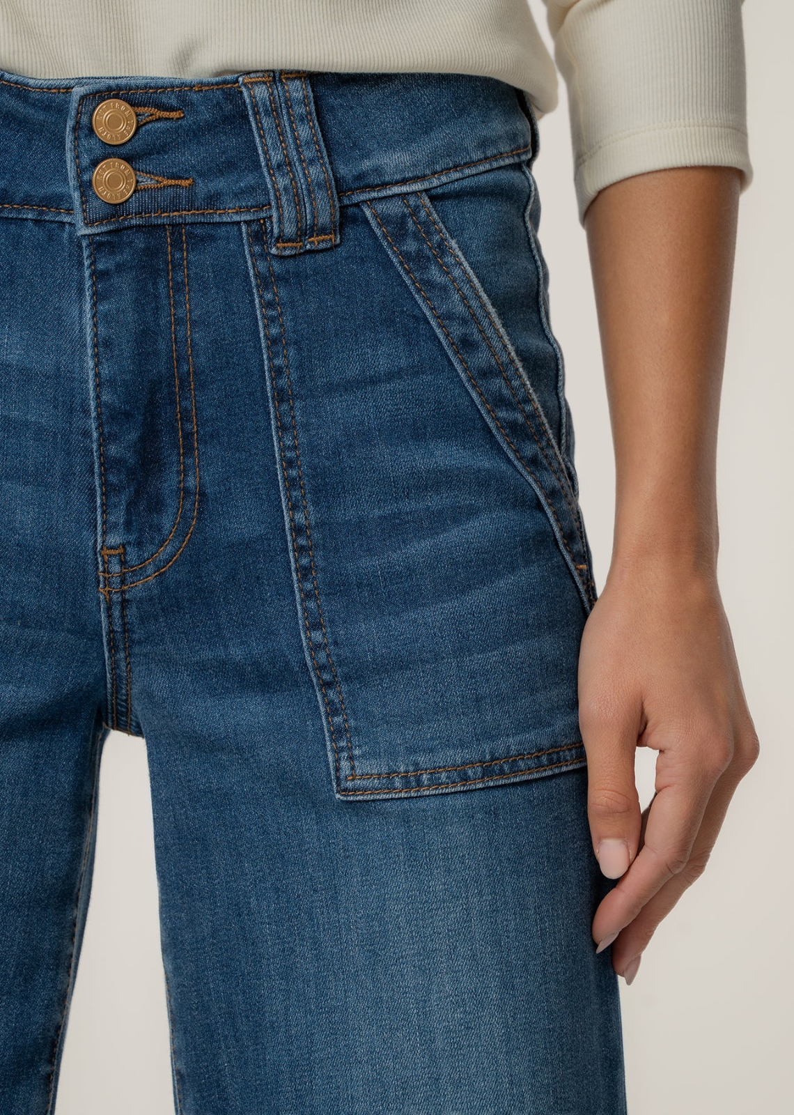 Kut From The Kloth Jodi High Rise Straight Leg - Humanitarian