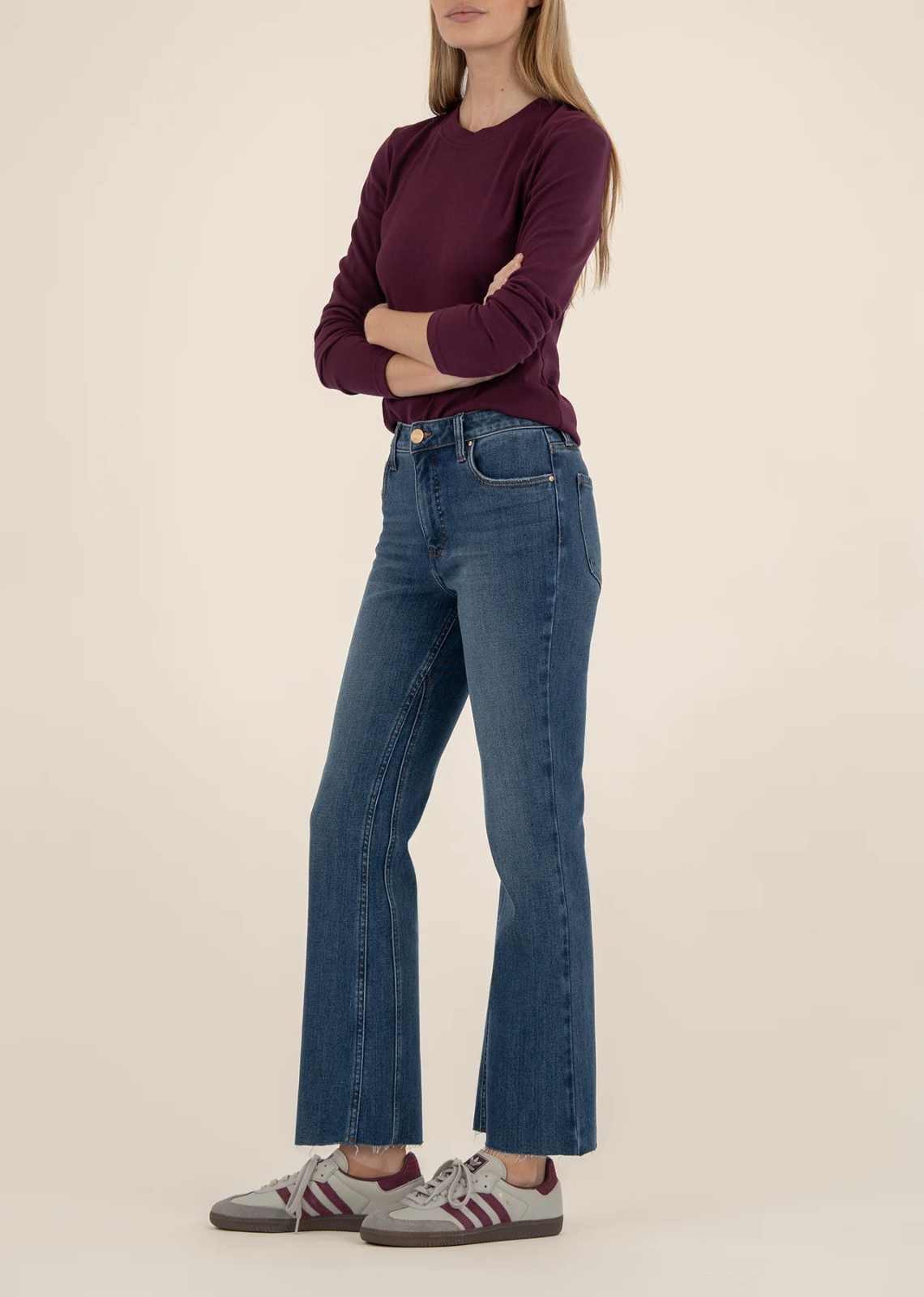 Kut From The Kloth Kelsey High Rise Ankle Flare - Command