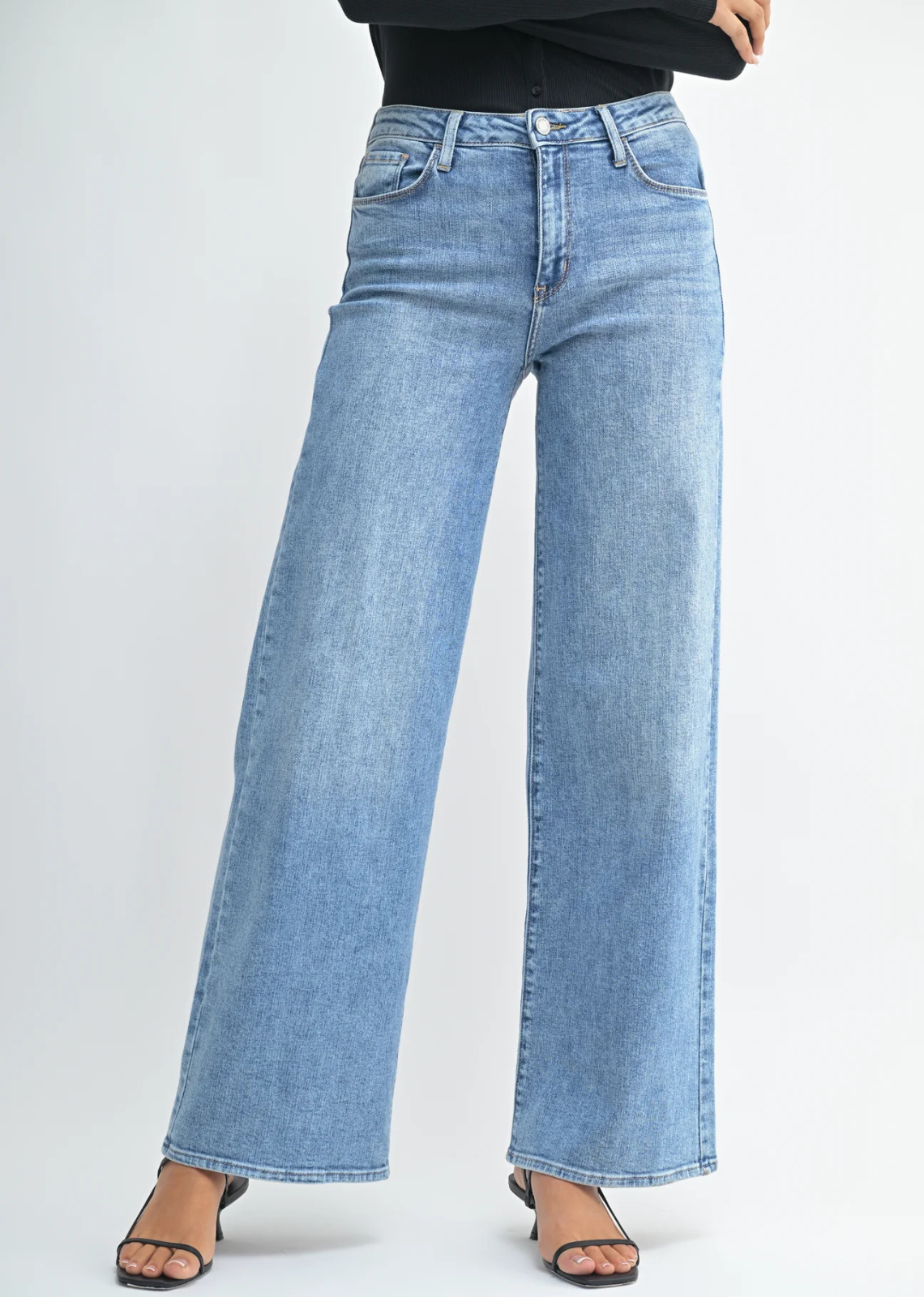 Lennon Stretchy Wide Leg Denim