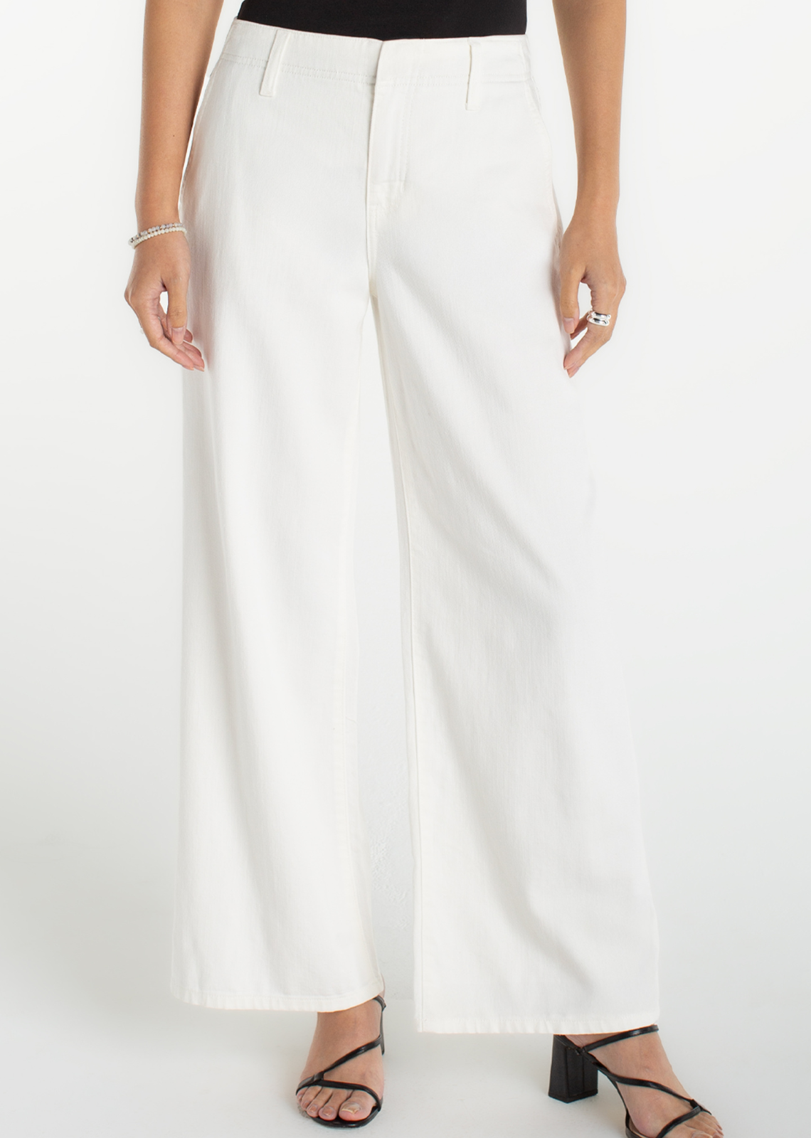 Liverpool Weekender Wide Leg Jean - White
