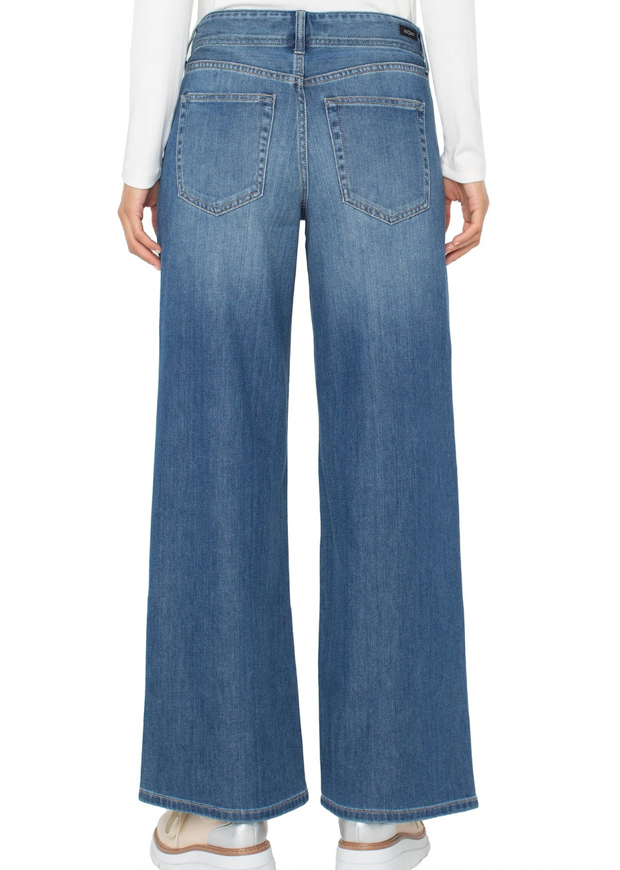 Liverpool Weekender Relaxed Loose  Mid-Waist Jeans