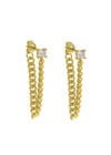 Livie Jewelry Fierce Chain Drop Earrings