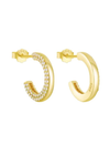 Livie Jewelry Pave Hoop