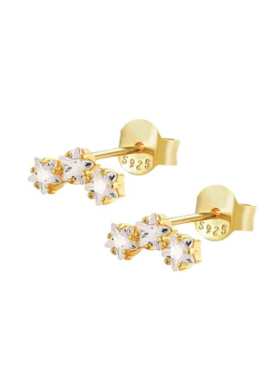 Livie Jewelry Star Climber Studs