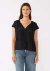 Lovestitch Split Neck Blouse