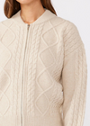 Lovestitch Cozy Hearth Zip Up Sweater