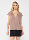 Lovestitch Split Neck Blouse