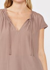 Lovestitch Split Neck Blouse