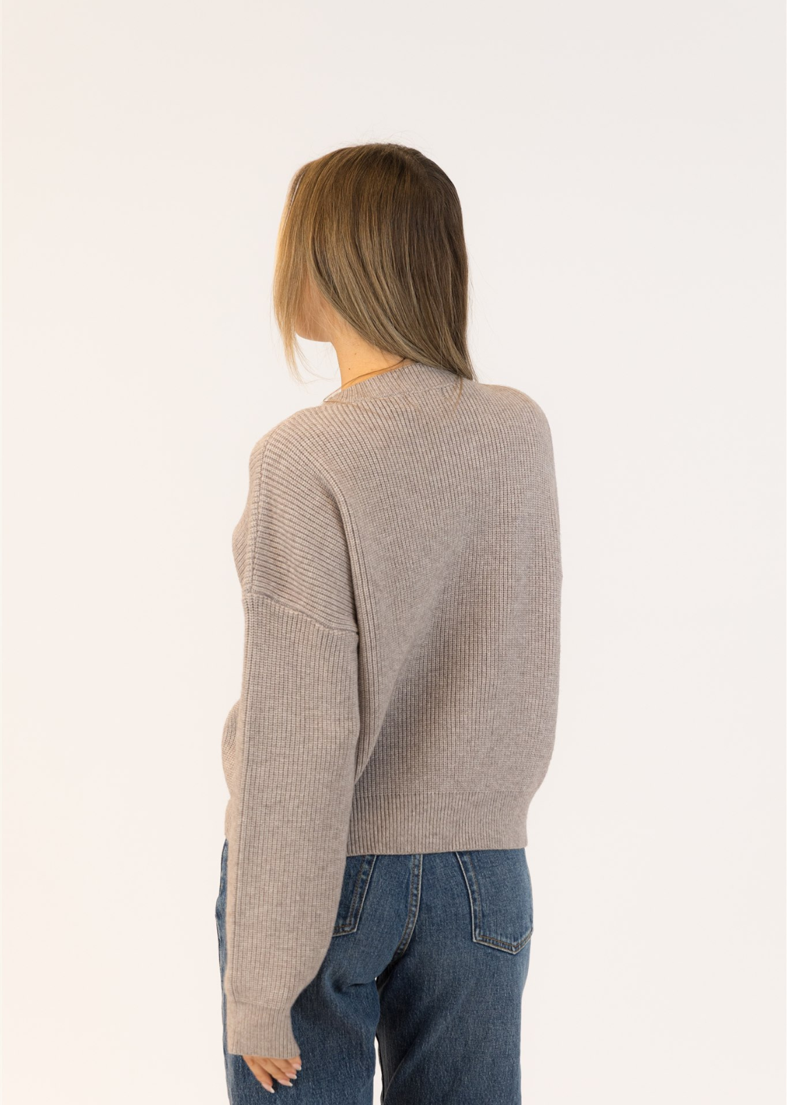 Lyla + Luxe Avery Crewneck Pullover - Medium Grey