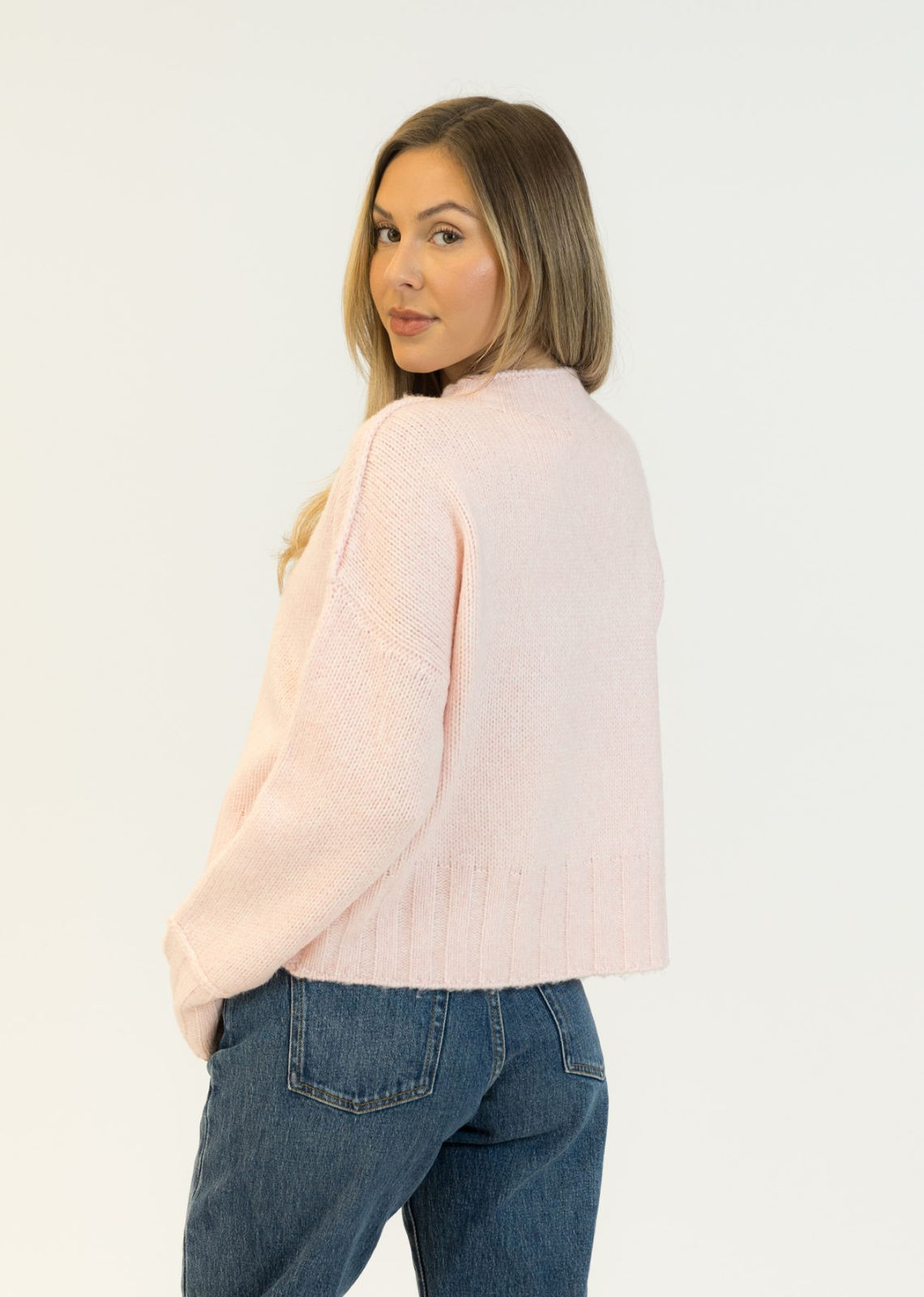 Lyla + Luxe Timmy Crewneck Pullover - Pink Tulle