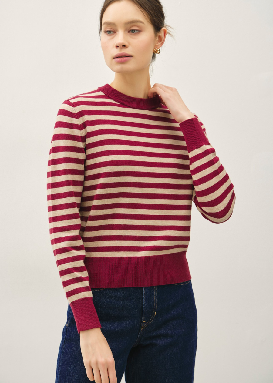 Maggie Striped Sweater