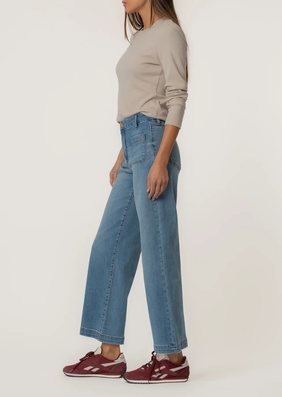 Kut From The Kloth Meg High Rise Patch Pocket Jeans - Totally